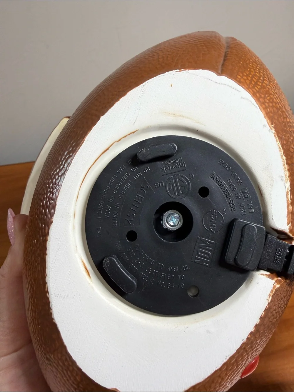 Scentsy First Down Football Warmer Candle Wax Tested‎ Working No Box
